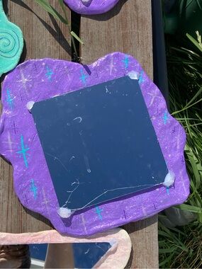 Handmade desk mirror